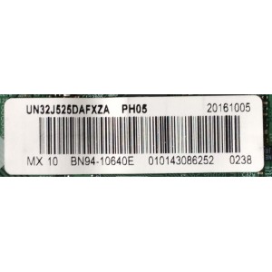 MAIN FUENTE (COMBO) PARA TV SAMSUNG / NUMERO DE PARTE BN94-10640E / BN41-02360B / BN97-11038A / BN9410640E / PANEL CY-JJ032BGLV7H / MODELO UN32J525 / UN32J525DAFXZA FA06