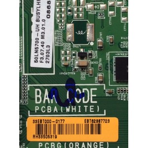 MAIN / LG EBT62387723 / EAX64872104 / 37EBT000-01H4 / EAX64872104(1.0) / PANEL LC500DUE (SF)(R2) / MODELOS 50LN5700-UH / 50LN5700-UH BUSYLHR