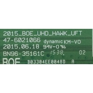 T-CON / SAMSUNG 35161C / BN96-35161C / 47-6021066 / HV550QUBB11 / MODELO UN55JS7000FXZA EH01 / PANEL CY-TJ055HGEV1H	