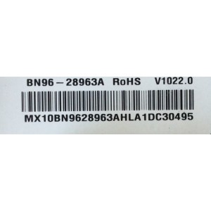 MAIN / SAMSUNG BN96-28963A / BN41-01778C / PARTE SUSTITUTA BN94-06418P / PANEL´S T650HVN05.1 / CY-DF650CGAV / MODELOS UN65EH6000FXZC / UN65EH6000FXZA YH02
