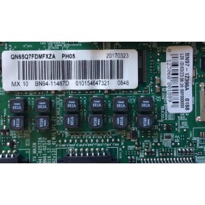 MAIN / SAMSUNG BN94-11487D / BN41-02572A / BN97-12396A / PANEL CY-QM065FLLV2H / MODELOS QN65Q7FAMFXZA FA02 / QN65Q7FDMFXZA FA02