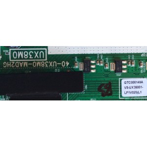 MAIN / TCL GTC000149A / V8-UX38001-LF1V025(L1 / 40-UX38M0-MAD2HG / MODELO 32S3750TRAA / PANEL LVW320CS0T	