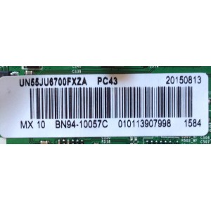 MAIN PARA TV SAMSUNG / NUMERO DE PARTE BN94-10057C / BN41-02344D / BN97-10062C / BN9410057C / PARTE SUSTITUTA BN94-09030A / PANEL CY-WJ055HGLV1H / MODELO UN55JU6700 / UN55JU6700FXZA TH01