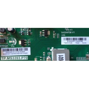 MAIN / FUENTE (COMBO) INSIGNIA 55.42S25.1E1 / B14020571 / 5542S251E1 / TP.MS3393.P70 / MODELO NS-42D510NA15 / PANEL T420HVN06	