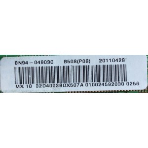MAIN / SAMSUNG BN94-04903C / BN97-05890C / BN41-01704A / MODELO UN32D4003BDXZA H301 / PANEL LTJ320AP02-B	