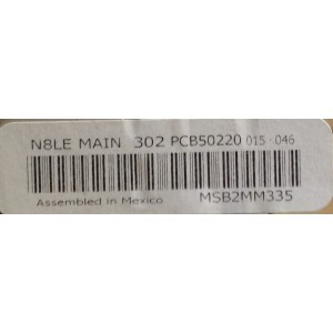 MAIN / SANYO 1LG4B10Y04100 N8LE / 1LG4B10Y04100 / N8LE / MODELO DP32640 P32640-00 / PANEL T315XW03 V.6	