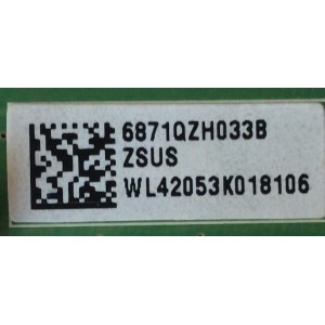 Z-SUS / LG 6871QZH033B / 6870QZE013G /  6871QZH033R   /  6871QZH033A    /   MODELO PDP4206EM / P42W46X  /  PDP4210EA /   RZ-42PX10 /  RZ-42PX11 / RU-42W46X /  RU-42PZ71  / RU-42PX11H   / RU-42PX10C   /  MU-42PM11 / 42EDT41A  /  F42PDME /  PDP4294LV