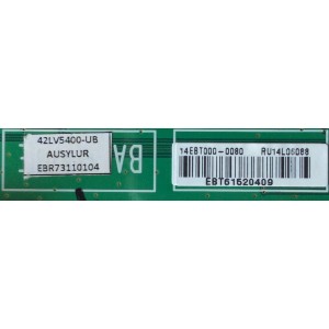 MAIN / LG EBT61520409 / EAX63333404 (0) / EBR73110104 / PANEL LC42EUF (SD)(A1) / MODELO 42LV5400-UB AUSYLUR