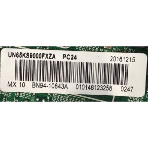 MAIN / SAMSUNG BN94-10843A / BN97-10675A / BN41-02504A / MODELO UN65KS9000FXZA FA01 / PANEL CY-QK065FLLV4H HW50	