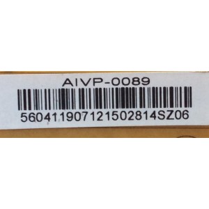 FUENTE DE PODER / VIZIO 56.04119.071 / AIVP-0089 / 56.04119.071 / AIVP-0089 REV:F / PARTE SUSTITUTA 56.04119.031 / 5604119031 / MODELOS E320AR / E322AR