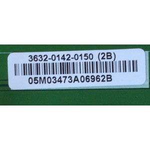 MAIN / VIZIO 3632-0142-0150 / 0171-2272-2292 / PARTES SUSTITUTAS 3632-0062-0395 / 3632-0102-0150 / MODELO VW32LHDTV10A	