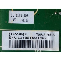 MAIN / DYNEX CBPF7Z4KQ9 / 715T2486-2 / MODELO DX-LCD37	