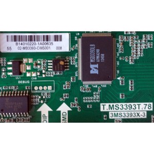 MAIN / SANYO 02-MB3393-CWS001 / T.MS3393T.78 / 3MS3393X-3 / MODELO DP55D44 P55D44-00 / PANEL LSC550HJ03	