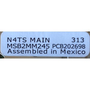 MAIN / SANYO 1LG4B10Y02200 N4TS / 1LG4B10Y02200 / N4TS / (""IMPORTANTE SIN VALUM O TUNER "")MODELO DP19648 P19648-02 / PANEL M190MWW1-201	