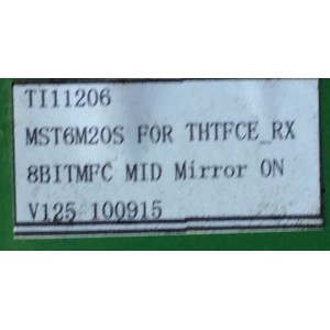 TARJETA INTERFAZ / WESTINGHOUSE TI11206 / SZTHTFTV1812 V1.1 / LTA400HF12-W03 / MODELO LD-4070Z TW-63601-S040G / PANEL LTA400HF12-W03	