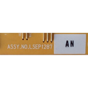 FUENTE DE PODER / PANASONIC LSEP1287ANHB / LSEP1287AN / MODELO TC-P42C2 / PANEL MC106F16T13	