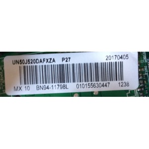 MAIN / SAMSUNG BN94-11798L / BN41-02307B / BN97-12660L / PANEL CY-JJ050BGNV2H / MODELO UN50J520DAFXZA JD03