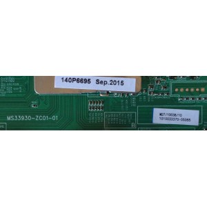 MAIN / PROSCAN 1010033370 / 140P6695 / 1010033370-05065 / MS33930-ZC01-01 / MODELO PLED5529A	