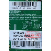 MAIN / ELEMENT L16021348 / TP.MS3393.PB801 / 890-M00-06NBX / SY16090 / MODELO ELEFW3916 / PANEL T390XVN01.0	