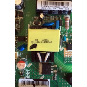 MAIN FUENTE / ATVIO B16043429 / TP.MS3393A.PA671 / SY16130 / 890-M00-00E63 / VER:bb49 / MODELO D236T1NNAHYA  / PANEL V236BJ1-P03	