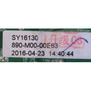 MAIN FUENTE / ATVIO B16043429 / TP.MS3393A.PA671 / SY16130 / 890-M00-00E63 / VER:bb49 / MODELO D236T1NNAHYA  / PANEL V236BJ1-P03	