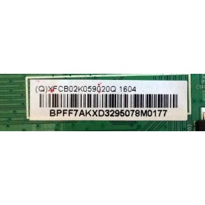 MAIN / VIZIO 756TXFCB02K0590 / 715G7573-M2A-000-004Y / 715G7573-M01-000-004Y/ (Q)XFCB02K059010Q / MODELO E32-C1 LTT7SJFR / DISPLAY LC320EUJ(FF)(E2) / PANEL TPT315B5-EUJFFE REV:SIG	