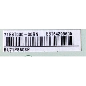 MAIN / LG EBT64299605 / EAX66845306(1.1) / PANEL LC750EQF (FJ)(M1) / MODELO 75UH6550-UB AUSWLJR / 