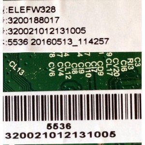 MAIN / ELEMENT H16050719 / TP.MS3393T.PB758 / 5536 / PANEL BOEI320WX1-01 / MODELOS LE-32GJL4-B3 / ELEFW328	