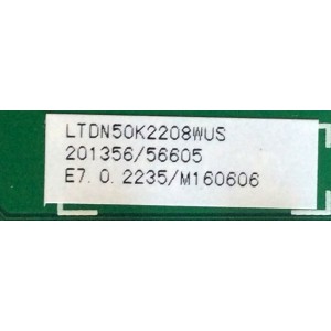 MAIN FUENTE PARA TV HISENSE ORIGINAL / NUMERO DE PARTE 210812 / RSAG7.820.7431/ROH / 209103 / LTDN40K221WUS(1000) / PANEL HD396DF-E01(010)\T1\S0\GM\ROH / MODELO 40H5B