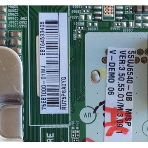 MAIN / LG EBT64533405 / EAX67146203(1.1) / 63962801 / MODELO 55UJ6540-UB.AUSYLJR / PANEL LC550EGG(FK)(M3)	