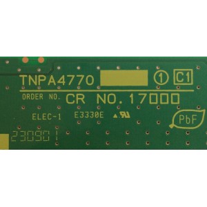 BUFFER / PANASONIC TNPA4770 / TNPA4770 / MODELO TC-P54Z1  /  PANEL MC137F21Z12