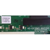 MAIN / FUENTE / (COMBO) / TCL GTC000219A / V8-UX38001-LF1V025(J2) / 40-UX38M0-MAD2HG / UX38M0 / MODELO 32S3750	