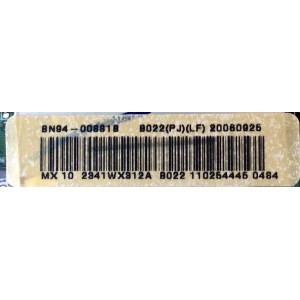 MAIN / SAMSUNG BN94-00081B / BN41-00704A / BN97-00958A / MODELO LNS2341WX/XAA / PANEL LTA230W1-L12	