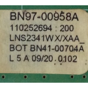 MAIN / SAMSUNG BN94-00081B / BN41-00704A / BN97-00958A / MODELO LNS2341WX/XAA / PANEL LTA230W1-L12	