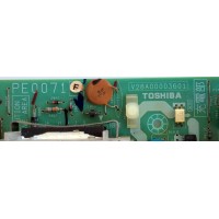 FUENTE DE PODER / TOSHIBA 75002913 / PE0071E-1 / V28A00003601 / MODELO 42HL196	