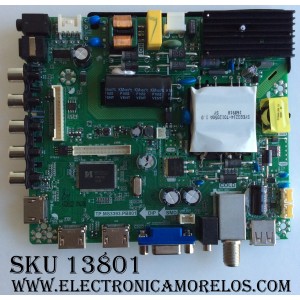 MAIN FUENTE (COMBO) PARA TV ELEMENT / NUMERO DE PARTE K17030626 / E17053-1-SY / 890-M00-06NC6 / TP.MS3393.PB801 / 75W03 / T500HJ1-PE8(C7) / PANEL T500-V35-DLED / MODELO ELFW5017 LE-50GV350-D3