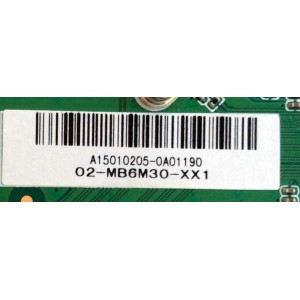 TARJETA INTEFACE / SANYO A15010205 / 02-MB6M30-XX1 / PL.MS6M30K.1 / MODELO FW65D25T	