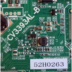MAIN / ELEMENT 52H0263 / CV3393AL-B / 52H02631502YB0012 / MODELO ELEFW195
