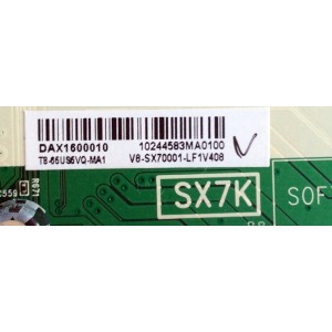 MAIN / TCL T8-65US6VQ-MA1 / 40-SX7KNA-MAG4HG / V8-SX70001-LF1V407 / MODELO 65US5800NU0W
