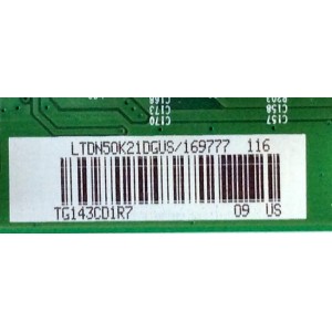MAIN / INSIGNIA 169777 / RSAG7.820.5710/ROH / LTDN50K21DGUS / 169778 / MODELO NS-50D550NA15
