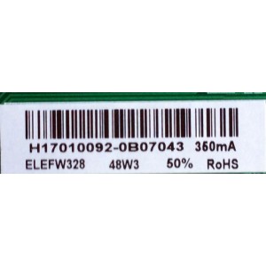 MAIN / FUENTE / (COMBO) / ELEMENT H17010092 / TP.MS3393T.PB758 / 320021012131005 / MODELO ELEFW328	