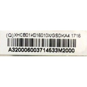 MAIN / VIZIO XHCB01K016 / 715G8450-M01-000-004T / (X)XHCB01K016010X / W7302002546 / MODELO D32HN-E1 LTFEVMKT / PANEL TPT315B5-AN10.S REV:SH02A	