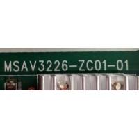 MAIN / FUENTE / HAIER 2D72002S / MSAV3226-ZC01-01 / MODELO LE24H3380	