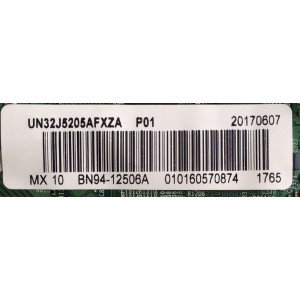 MAIN / SAMSUNG BN94-12506A / BN41-02360B / BN97-12836A / PANEL JJ032BGE-R3 -RR01 / MODELO UN32J5205AFXZA SA08