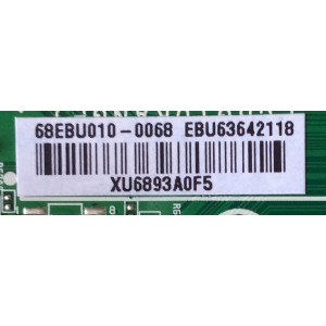 MAIN / LG EBU63642118 / EAX66851605(1.0) / MODELO 43LH570A-UE BUSGLJM / PANEL LC430DUE-ABEX1	