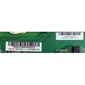 MAIN / FUENTE / (COMBO) / VIZIO A16089796 / 75500W01A009 / TP.MT5580.PB75 / MODELO D43-D2 / PANEL T430HVN01.0	