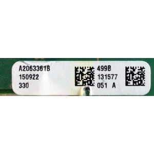 MAIN / SONY A2063361B 499B / 1-894-336-12 / 1-894-336-31 (173543312)  / A-2063-361-B / MODELO KDL-40W600B	/ PANEL  LSY400HN01-B01
