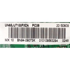 MAIN PARA TV SAMSUNG / NUMERO DE PARTE BN94-09073K / BN41-02356B / BN97-09342A / BN9409073K / SUSTITUTAS BN94-09975K / BN94-09991K / MODELO UN65JU7100 / UN65JU7100FXZA IH02