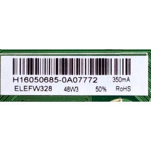 MAIN / FUENTE /(COMBO) ELEMENT H16050685 / TP.MS3393T.PB758 / VER: 20EB / MODELO ELEFW328 LE-32GJL4-B3	