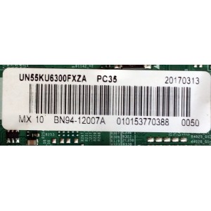 MAIN / SAMSUNG BN94-12007A / BN41-02528A / BN97-12999C / PANEL CY-GK055HGLV9H / MODELO UN55KU6300FXZA FK07